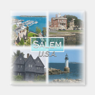 USA0147 Amerika, Vereinigte Staaten, Salem, Kühlsc Magnet
