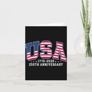 USA 1776-2026 250. Jubiläum 4. Juli Karte
