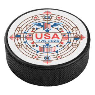USA 1776-2026 EISHOCKEY PUCK