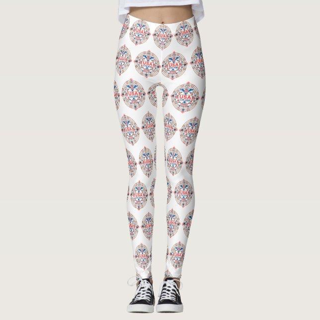USA 1776-2026 LEGGINGS (Vorderseite)
