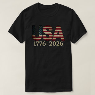 USA 1776-2026 Patriotisch T-Shirt
