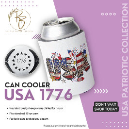 USA 1776 Can Cooler Dosenkühler