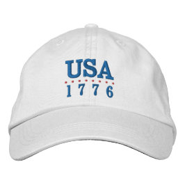 USA 1776 Patriotic Bestickte Baseballkappe