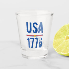 USA 1776 Patriotic Schnapsglas