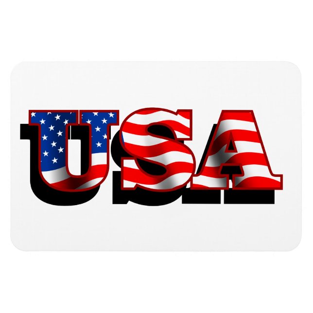 USA 1 Flexi-Magnete Magnet (Horizontal)