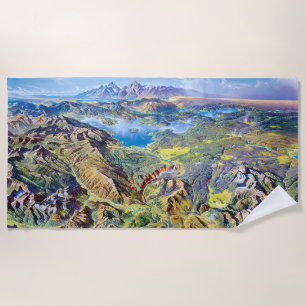 " USA: 2021/heute - Yellowstone National Park Strandtuch