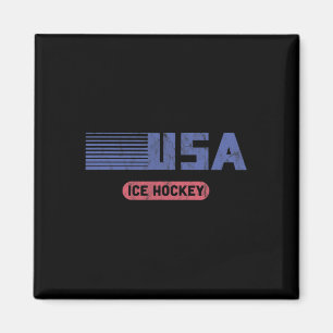 Usa 2022 Mannschaftssport Retro Usa 2022 Mannschaf Magnet