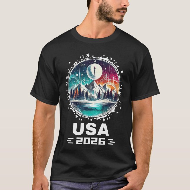 USA 2026 Go United States Winter Sport USAeam 2026 T-Shirt (Vorderseite)