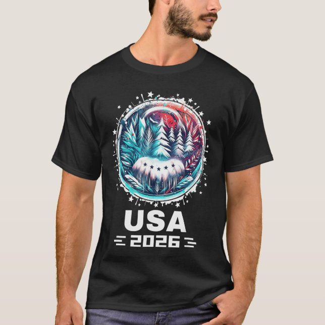 USA 2026 Go United States Winter Sport USAeam 2026 T-Shirt (Vorderseite)