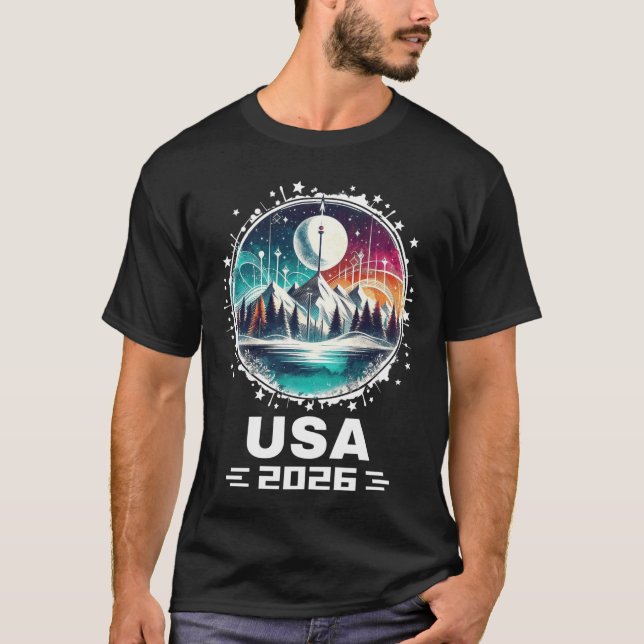 USA 2026 Go United States Winter Sport USAeam 2026 T-Shirt (Vorderseite)
