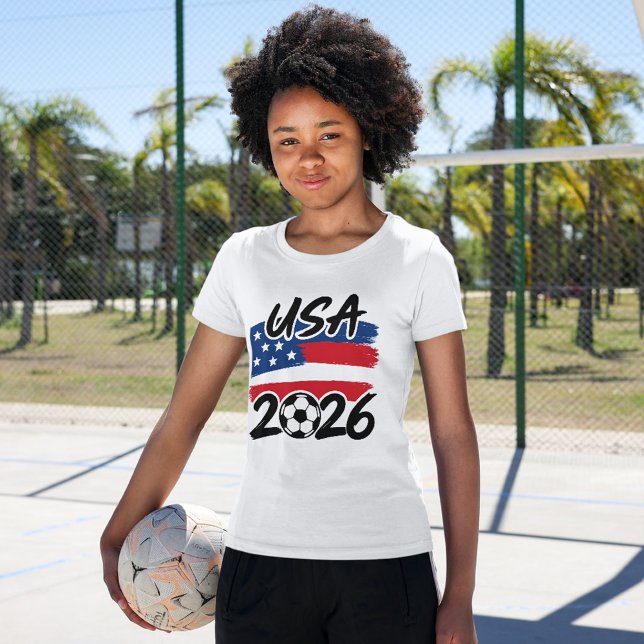 USA 2026 Soccer Design T-Shirt (Von Creator hochgeladen)