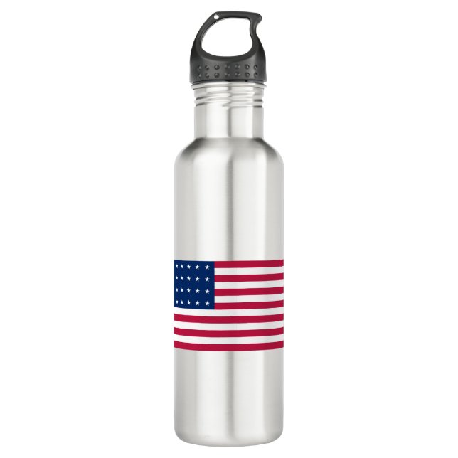 USA - 24 Sterne Edelstahlflasche (Vorderseite)
