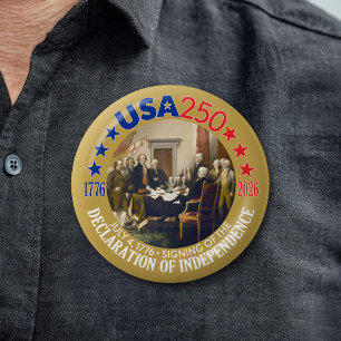 USA 250 - 1776-2026 - Unabhängigkeitserklärung Button