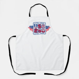 USA 250 – 1776 bis 2026 Pixel Art Schürze