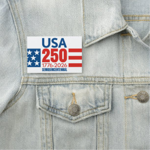 USA 250 - Amerikas 250. Geburtstag - Sterne Streif Namensschild