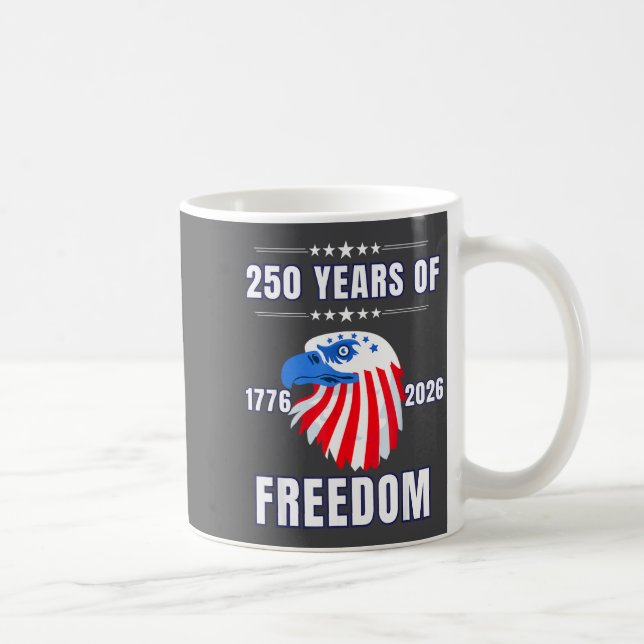 Usa 250 Anniversary Eagle 1776 To 2026 Patriotic A Kaffeetasse (Rechts)
