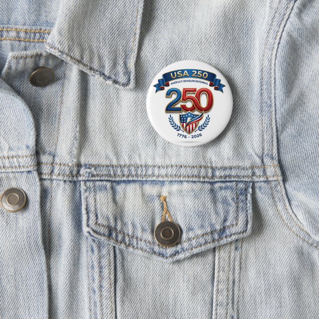 USA 250 celebration Button (Beispiel)