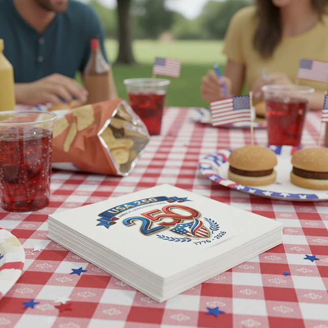 USA 250 celebration Serviette (Von Creator hochgeladen)