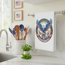 USA 250 Eagle Geschirrtuch