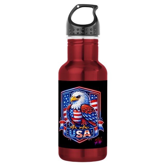 USA 250 EDELSTAHLFLASCHE (Vorderseite)