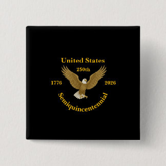 USA 250 Elegant Black Buttons