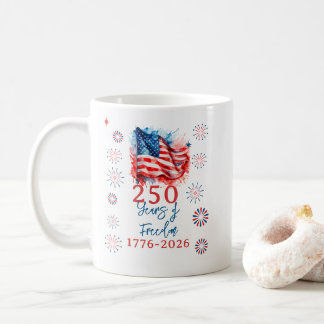 USA 250 Feier Patriotische Party 4. Juli Kaffeetasse