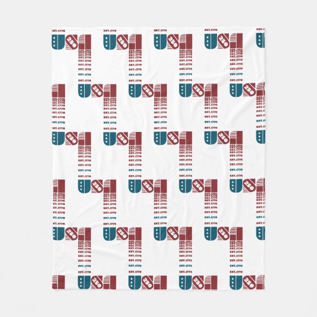 USA ★ 250 FLEECEDECKE (Vorderseite)