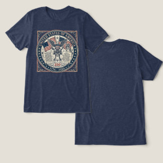 USA 250. Geburtstag 1776-2026 Design Tri-Blend Shirt
