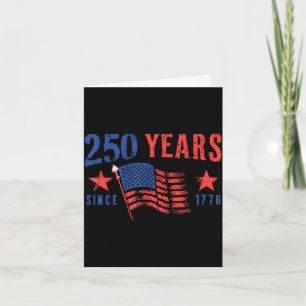 USA 250. Geburtstag 1776 2026 für Männer Frauen 4. Karte