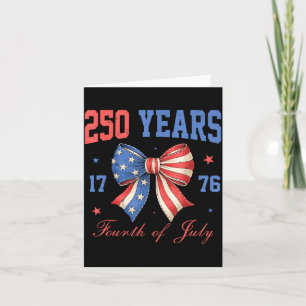 USA 250. Geburtstag 1776 2026 für Männer Frauen 4. Karte