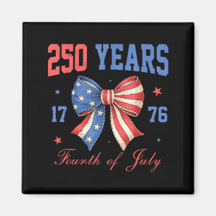 USA 250. Geburtstag 1776 2026 für Männer Frauen 4. Magnet