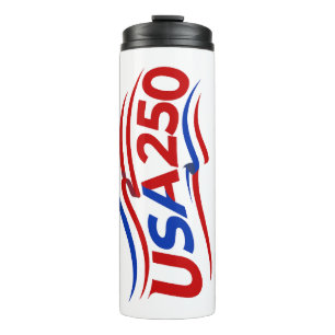 USA 250. Geburtstag 1776-2026 Patriotisches Amerik Thermosbecher