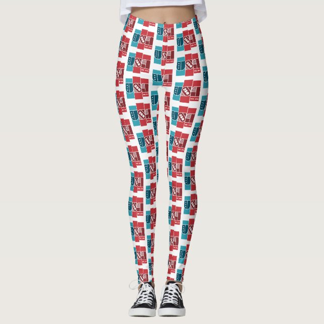 USA 250. Geburtstag Leggings (Vorderseite)