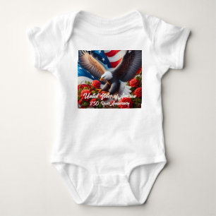USA 250. Geburtstags-Baby-Body Baby Strampler