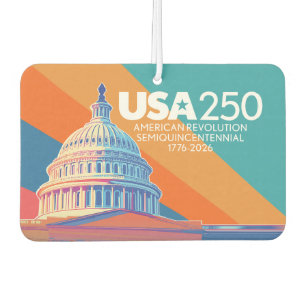 USA 250. Geburtstags-Hauptstadt - Amerika-Feier Autolufterfrischer