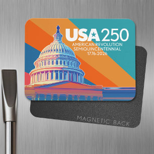 USA 250 Geburtstagsfeier Hauptstadt - America Cele Magnet