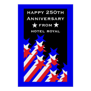 USA 250. Geburtstagsfeier und Geschäft Poster