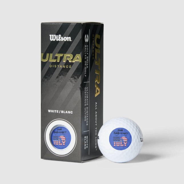 USA 250. Geburtstagsjubiläum Golfball (Verpackungen)