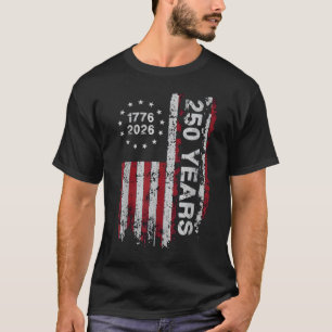 USA 250. Geburtstagsjubiläum Retro USA T-Shirt