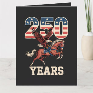 USA 250-Jahr-Feier Dankeskarte