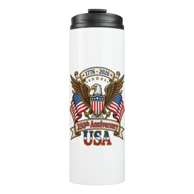 USA 250-Jahr-Feier Thermosbecher (Vorderseite)