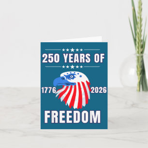 USA 250-Jahr-Jubiläum Adler 1776 Bis 2026 Patrioti Karte