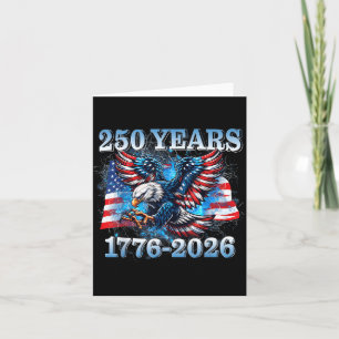 USA 250 Jahre 1776-2026 Adler Amerikanische Flagge Karte
