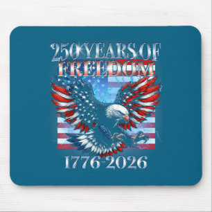 USA 250 Jahre 1776 2026 Grafik Kunst Mousepad