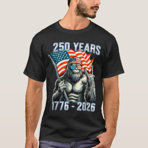 USA 250 Jahre 1776-2026 Patriotischer Bigfoot T-Shirt