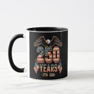 USA 250 Jahre 250. Jubiläumsflagge US Tasse