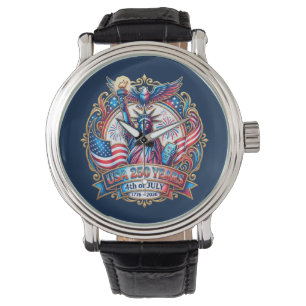 USA 250 Jahre 4. Juli 1776-2026 Armbanduhr