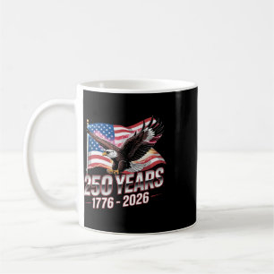 Usa 250 Jahre Adler 1776-2026 Flagge 250. Jahresta Kaffeetasse