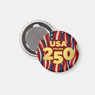 USA 250 Jahre Amerikanische Flagge 4. Juli 2026 Magnet