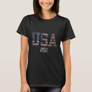USA 250 Jahre Amerikanisches Jubiläum 1776-2026 25 T-Shirt
